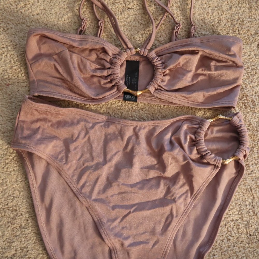 Bikini Set Plush Pink Color